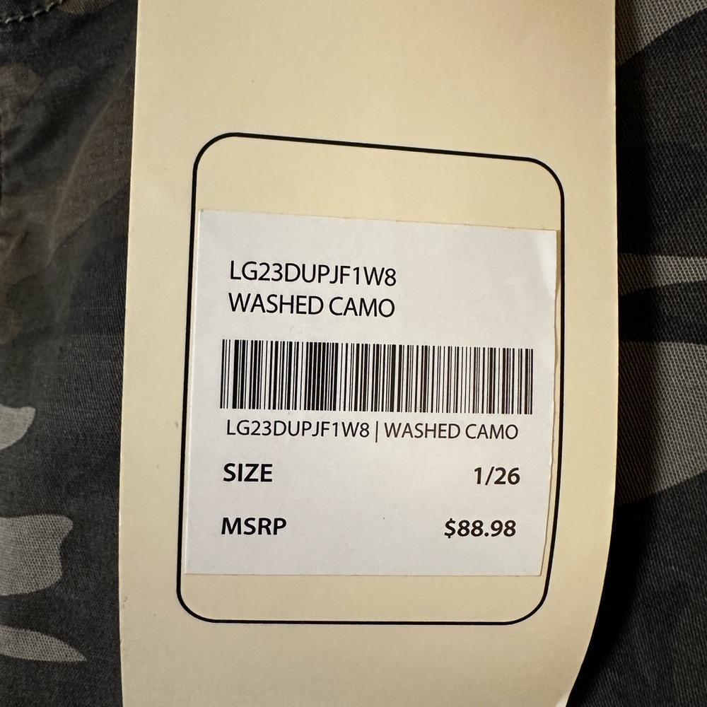 LoveGen Utility Parachute Jogger in Camouflage size 16 new with tags - Picture 6 of 11